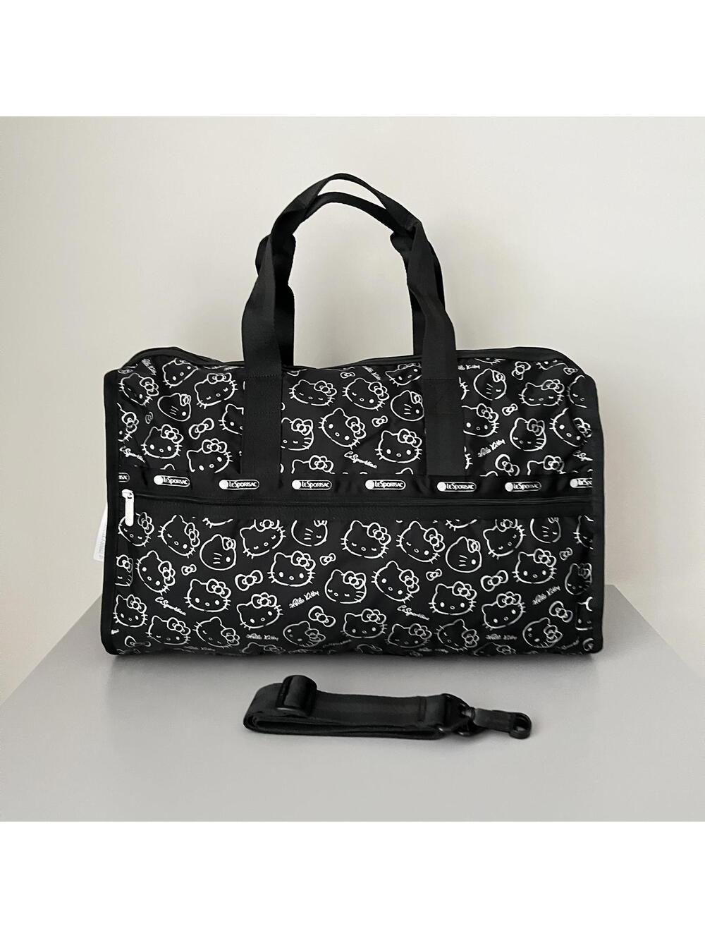 Lesportsac Hello Kitty Large Weekender with Charm NWT